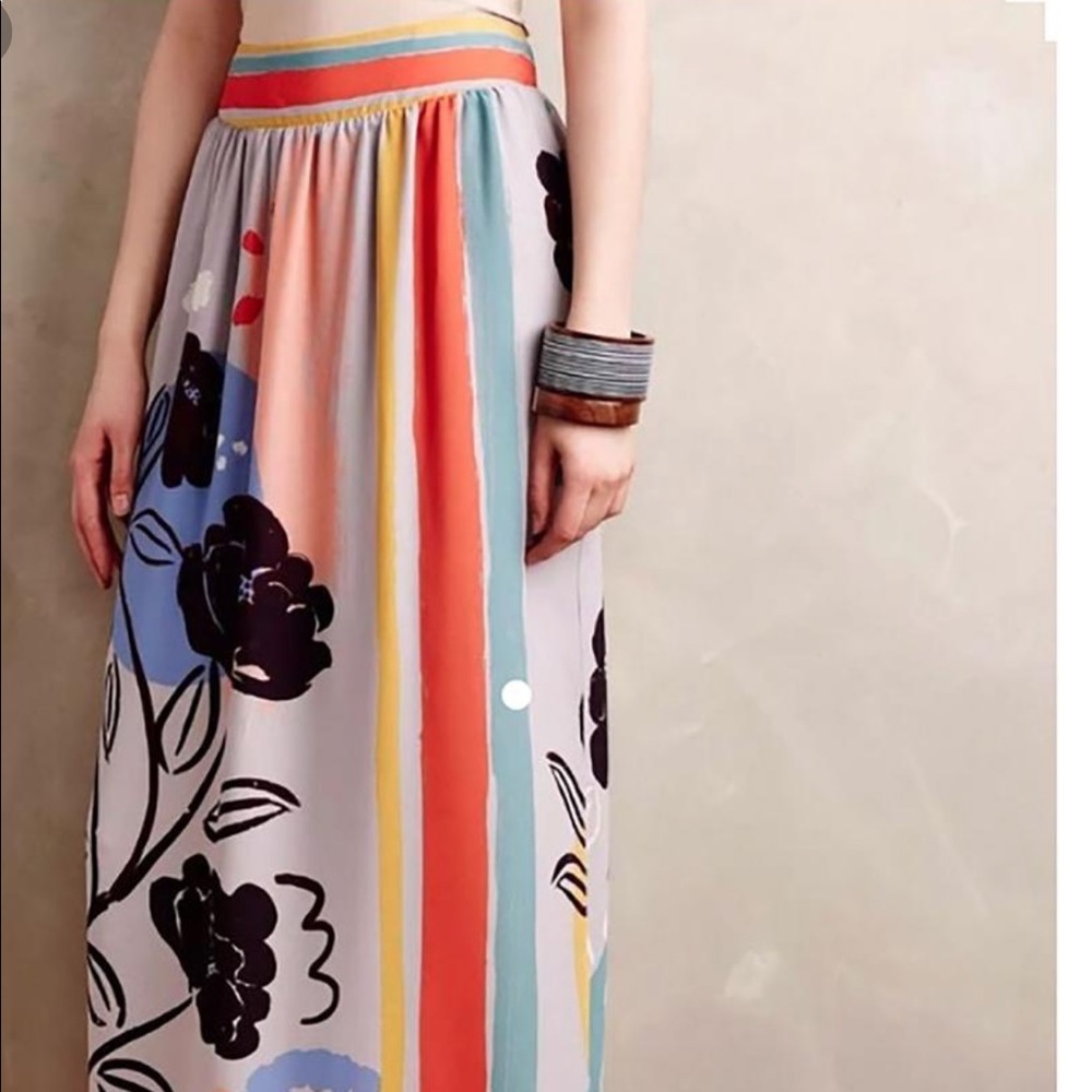 ☀️Anthropologie Maeve maxi skirt Sz S